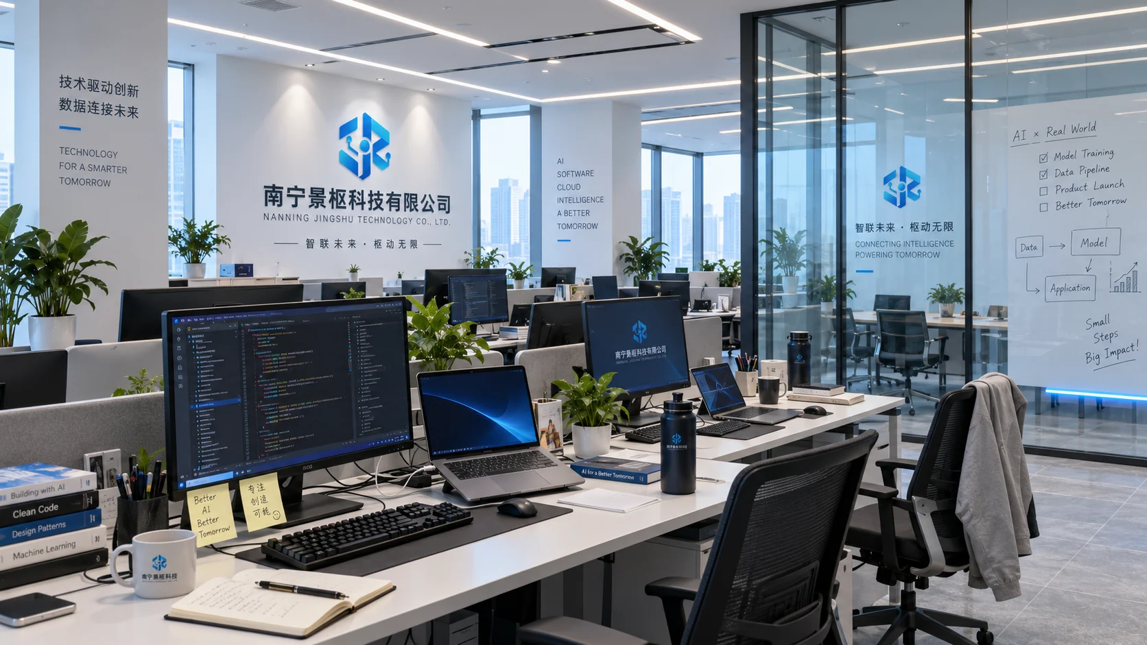 景枢科技品牌空间视觉图